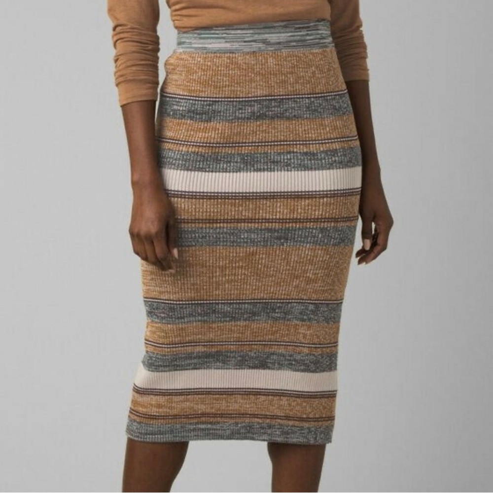 Prana Acadia Knit Skirt - Peacock - Small